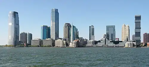 Downtown Jersey City skyline