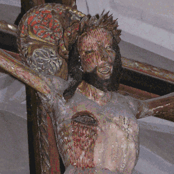 Crucified Jesus at the Ytterselö church&nbsp;[sv], Sweden, c. 1500