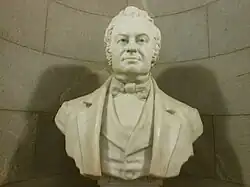 Bust of Governor of North Carolina John Motley Morehead