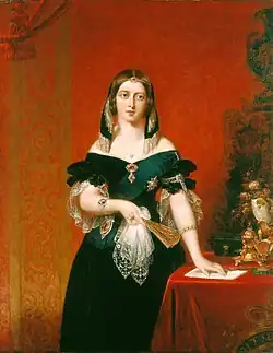 Portrait of Queen Victoria by John Partridge