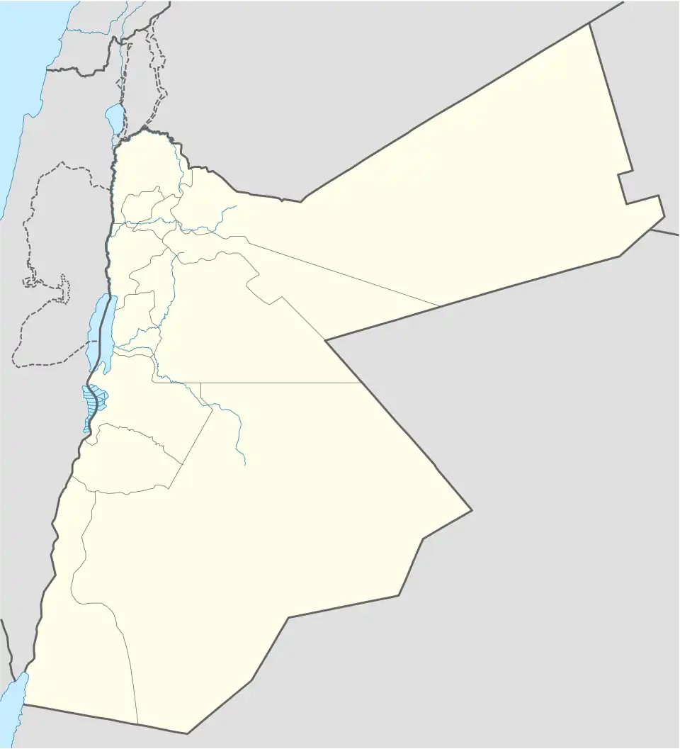 Umm ar-Rasas is located in Jordan