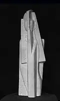 Joseph Csaky, 1920 Figure (Woman), stone, approx. 80&nbsp;cm, Museum of Fine Arts of Rennes