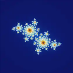 Julia set for fc, c = (φ − 2) + (φ − 1)i = −0.4 + 0.6i