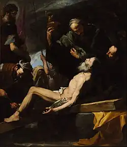 Martyrdom of Saint Andrew, 1628. 209 x 183&nbsp;cm., Museum of Fine Arts (Budapest)