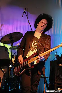 Justin Meldal-Johnson performing