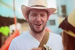 Justin Vernon performing at the Jazz Fest 2012
