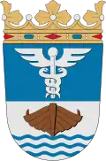 Caduceus on the coat of arms of Jyväskylä, Finland
