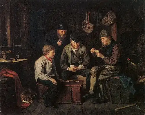 Sailors Playing Cards (1871)