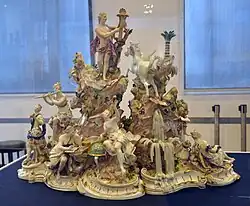 Apollo and the Muses, centrepiece, c. 1750