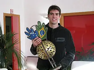 Kaká received 2008 Samba Gold in Milanello