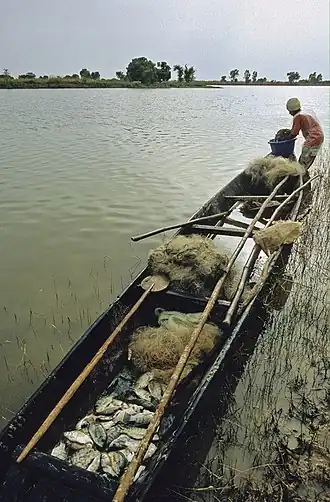 Niger River at the village of Kalabougou near Ségou