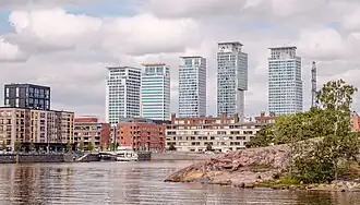 High-rises at Kalasatama