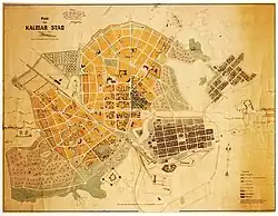 Town plan, 1906