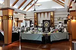 The interior of the gallery