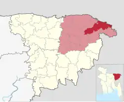 Location of Kanaighat