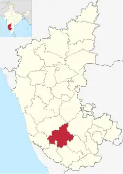Location in Karnataka