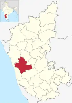 Location in Karnataka