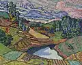 "Kasaritsa Landscape", 1916-1917, Oil on canvas, Museum of Viljandi