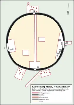 plan of amphitheatre
