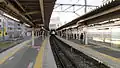JR East platforms 5 & 6 looking northward in October 2012