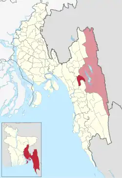 Location of Kawkhali