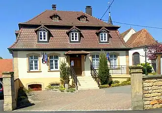 The town hall in Keffenach