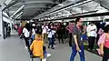 Crowd at Lebak Bulus MRT Station