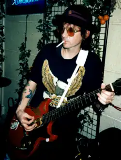 Kevin K performing live at Let It Be livehouse, Tokyo, Japan – Sunday, 20 December 1998