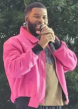Khalid performing in 2025