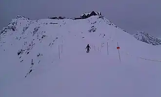 Top of the gondola at Kicking Horse