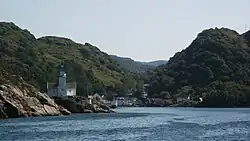 View of the village on the island of Hidra