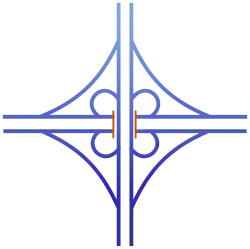 Cloverleaf: used mainly as a junction