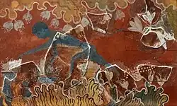 Saffron Gatherer fresco