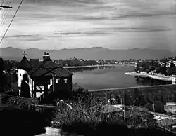 Silver Lake Reservoir in February 1956