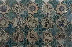 Seljuk mosaic tile decoration from the Kubadabad Palace (early 13th-century Anatolia)
