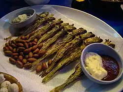 Nogari (young Alaska pollock) with peanuts