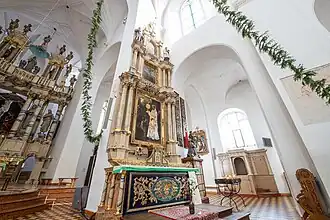 Side altar in the church