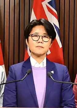 Kristyn Wong-Tam at a Press Conference on Ontario Tribunals.jpg
