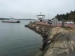 M/S Viggen and M/S Doppingen at Åva, Brändö