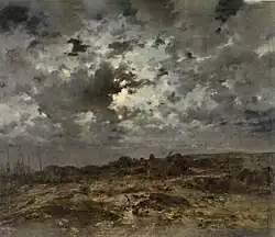 Le passage de Lanriec à Concarneau, effet de lune, 1878, Musée des Beaux-Arts de Rouen
