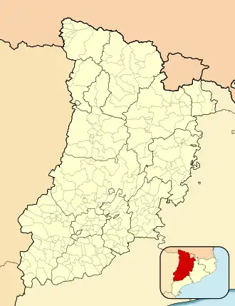 Espluga Freda is located in Province of Lleida