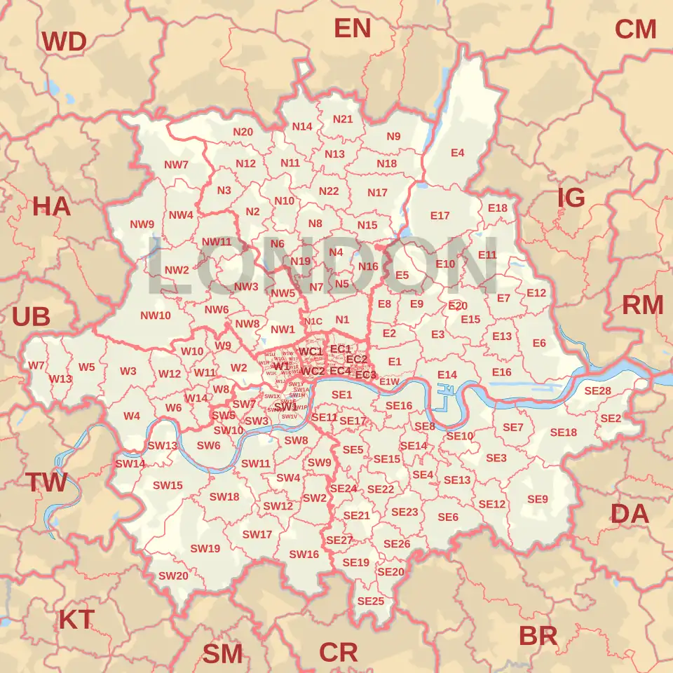 Location of London