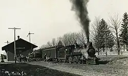 La Moille CB&Q Depot ca. 1920