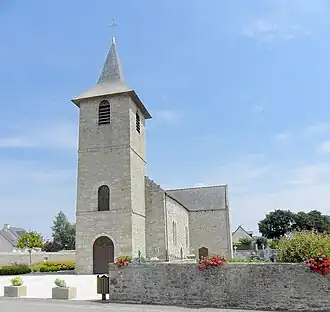 The church of Saint-Pierre and Sainte-Agnès, in La Landec