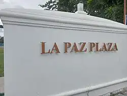 La Paz Plaza Marker