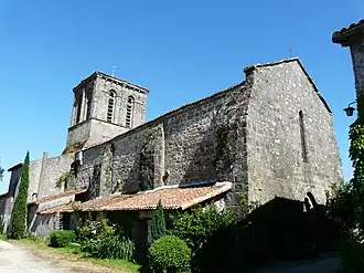The church in La Peyratte