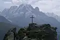 The Cross of Loriaz on the heights of Vallorcine