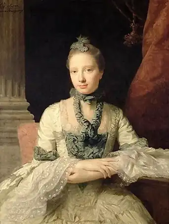 Lady Susan O'Brien (1743 – 1827), wife of William O'Brien, ca. 1761.