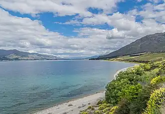 Lake Hāwea, looking South