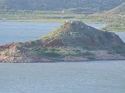 Rattlesnake Island in Lake Meredith